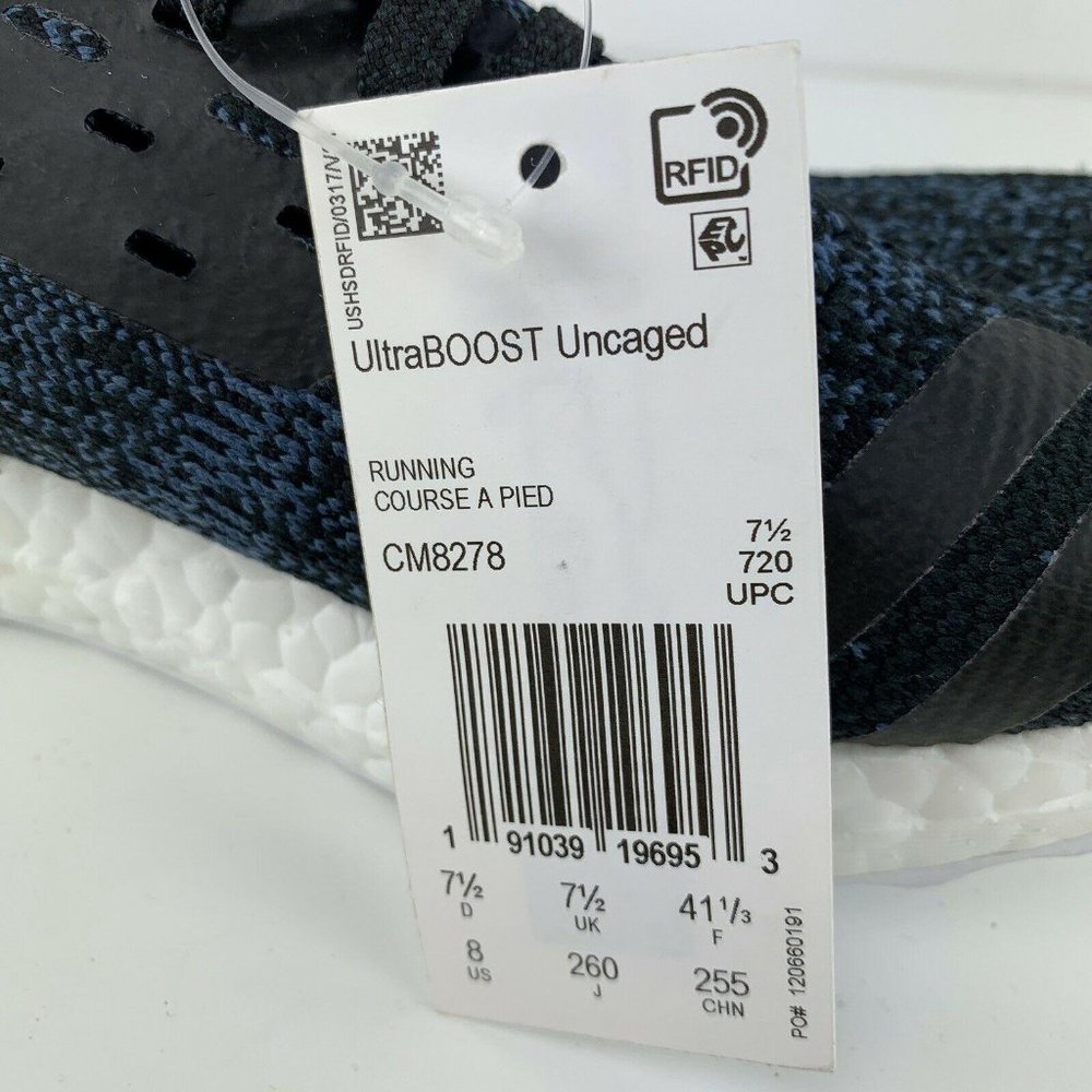 Adidas Ultra Boost 4.0 Size 8 Mens Uncaged Running - Picture 11 of 12